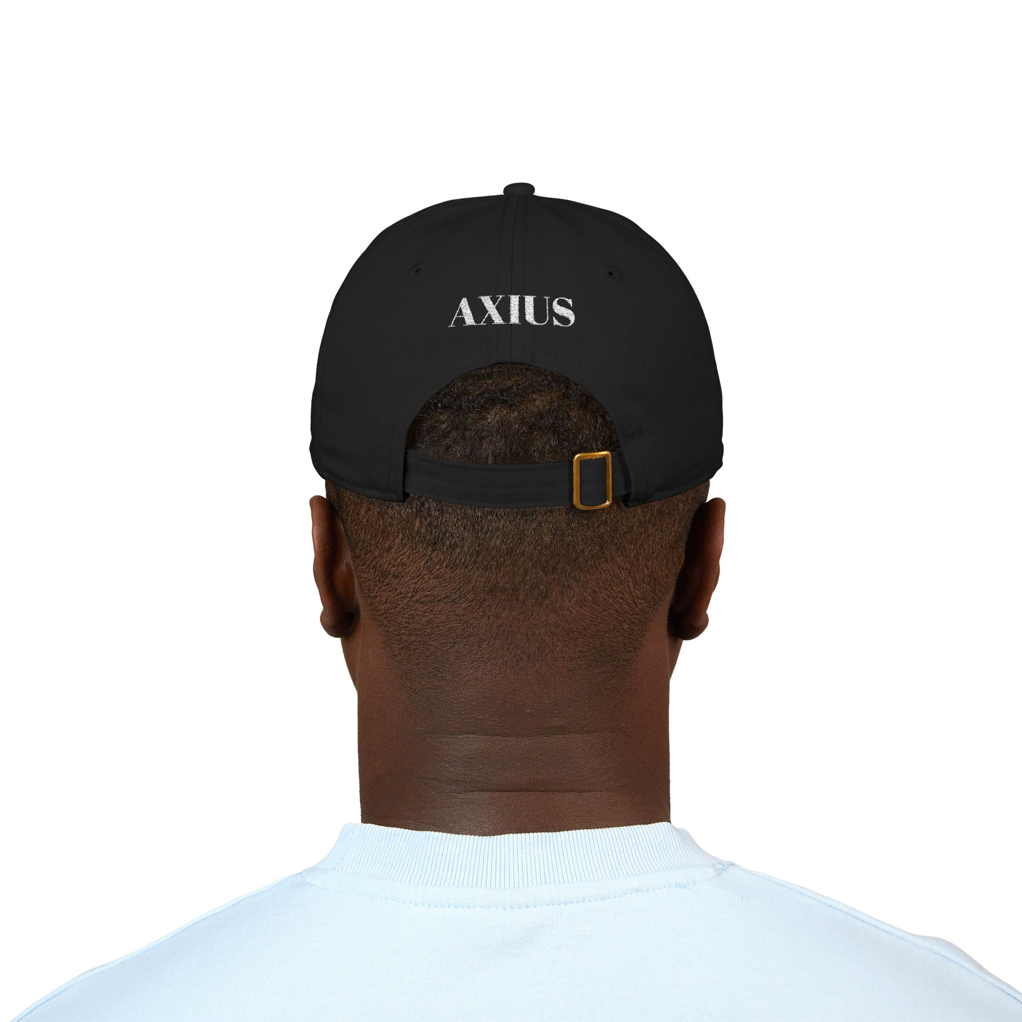 Embroidered Green Moss Oval Cap — Organic Baseball Hat